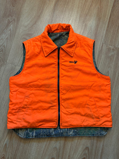 RealTree 90s Workwear Camo Reversible Vest Jacket (L)