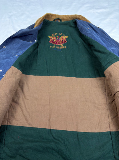 Vintage GANT Fireman Clasps Navy Jacket (L)