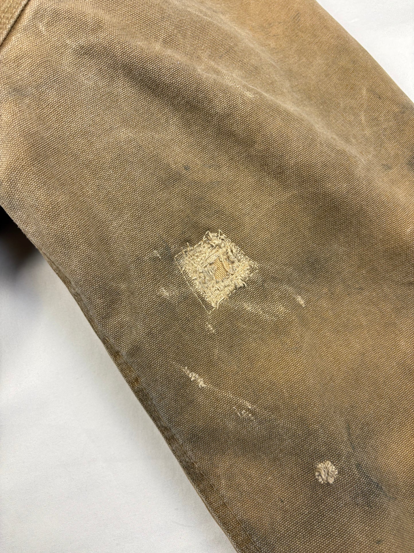 Vintage Carhartt Workwear Beige Double Zip Detroit Jacket (L)