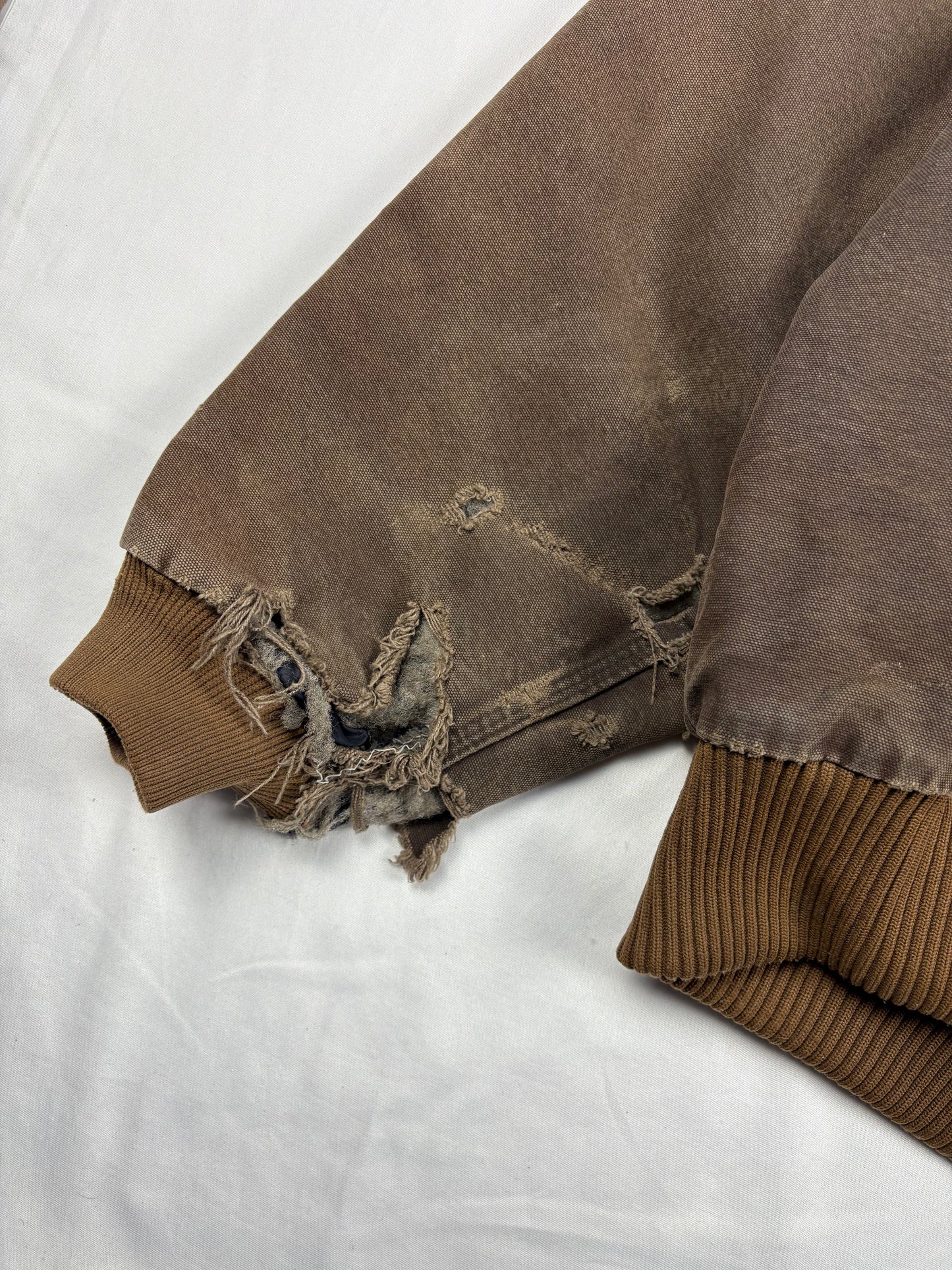 Vintage Carhartt Workwear Brown Hooded Active Jacket (XXL)