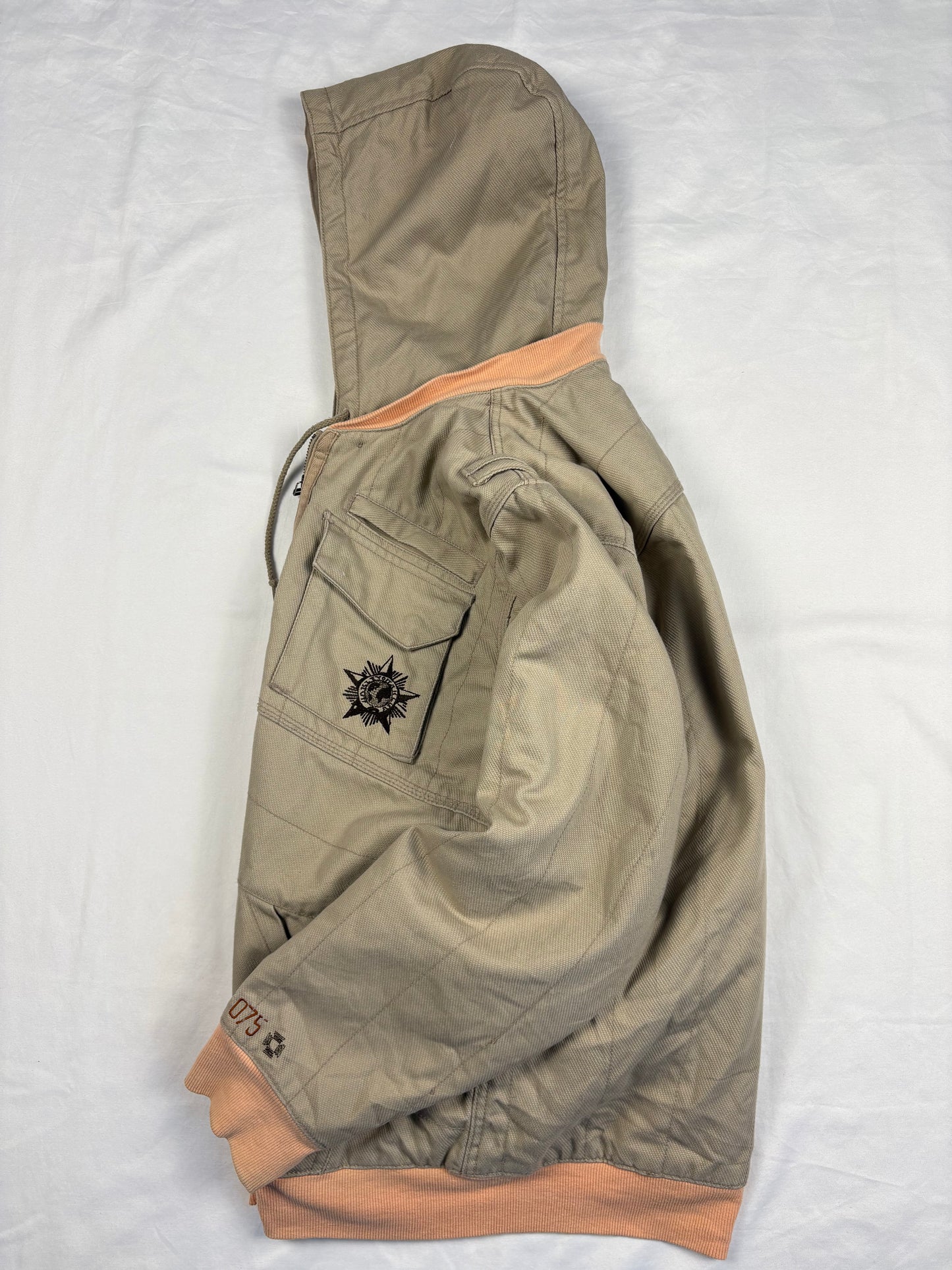 Vintage Oakley Softwear Beige Canvas Workwear Jacket (S)