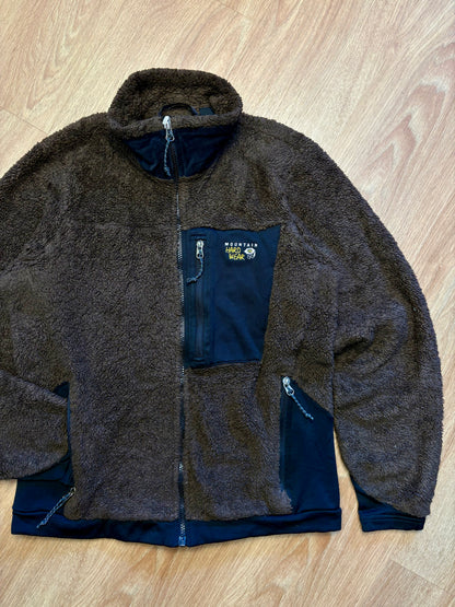 Mountain Hardwear Brown Sherpa Zip-up Fleece (women's M)