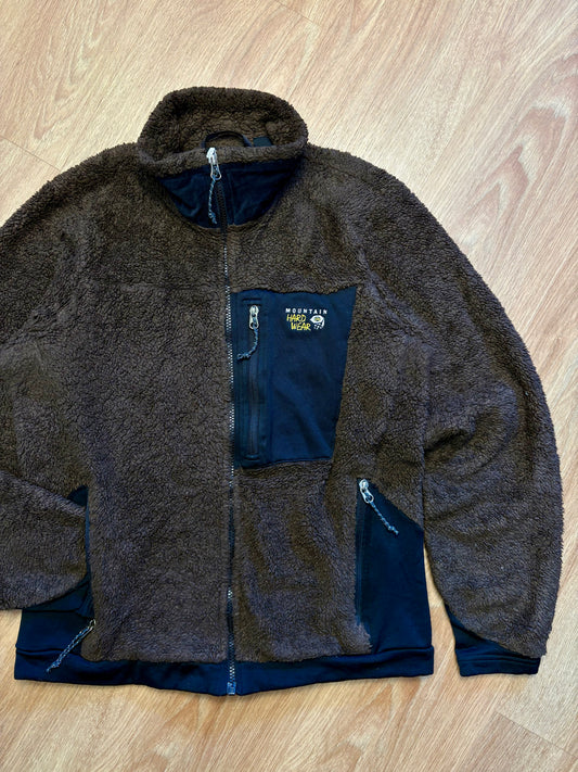 Mountain Hardwear Brown Sherpa Zip-up Fleece (women's M)