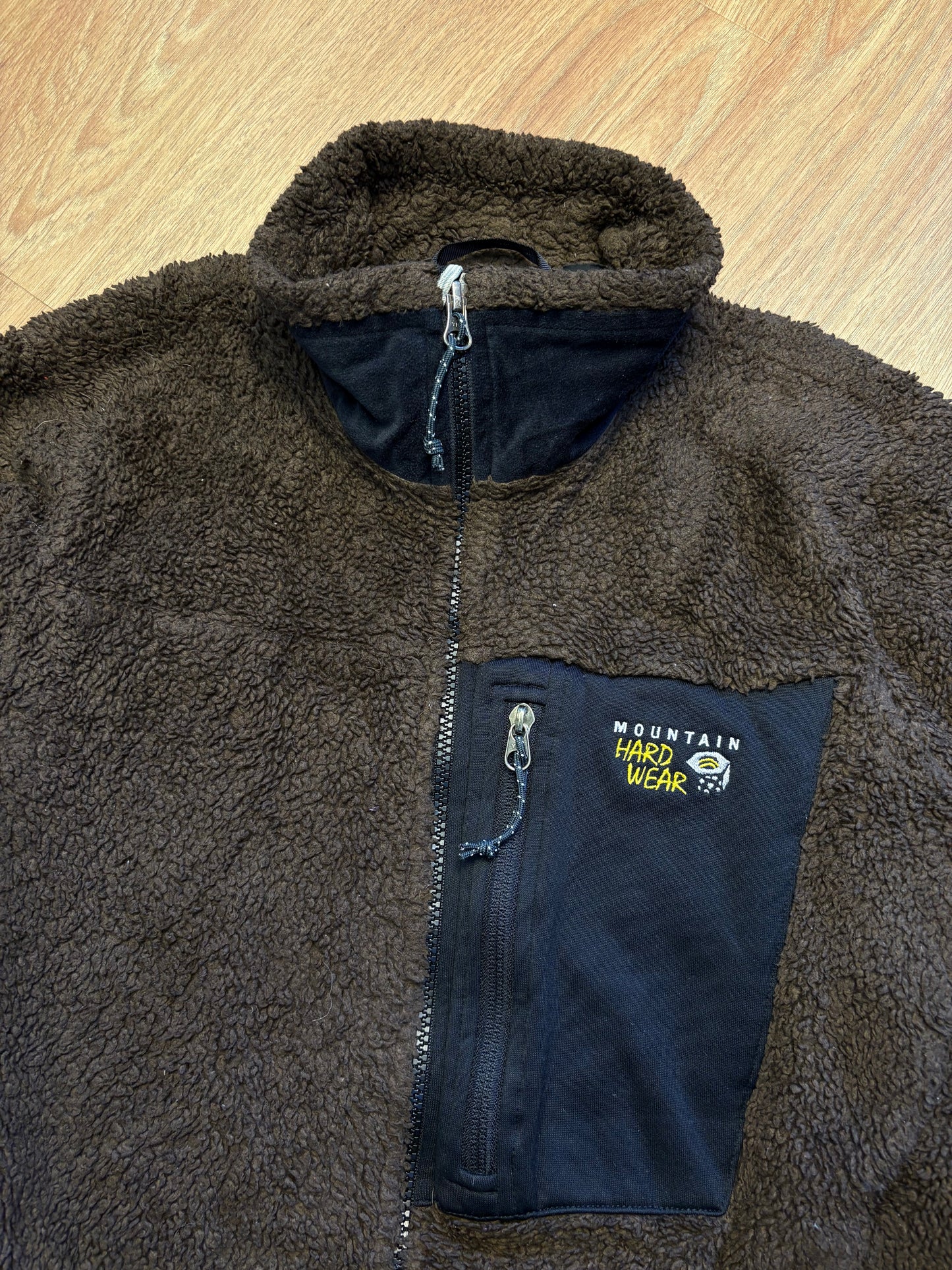 Mountain Hardwear Brown Sherpa Zip-up Fleece (women's M)