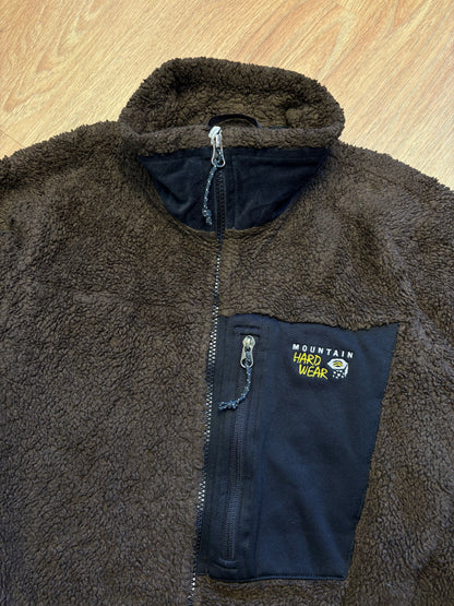 Mountain Hardwear Brown Sherpa Zip-up Fleece (women's M)