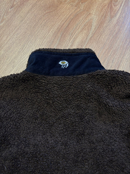 Mountain Hardwear Brown Sherpa Zip-up Fleece (women's M)
