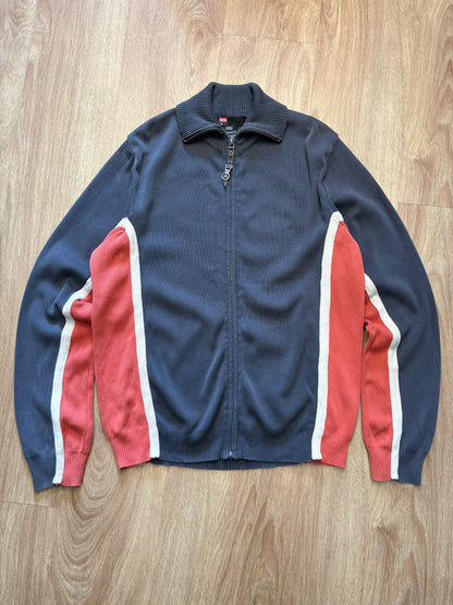 Diesel Space Traveller 2000s Zip-up Knit Jumper (L)