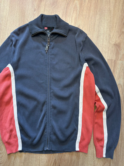 Diesel Space Traveller 2000s Zip-up Knit Jumper (L)