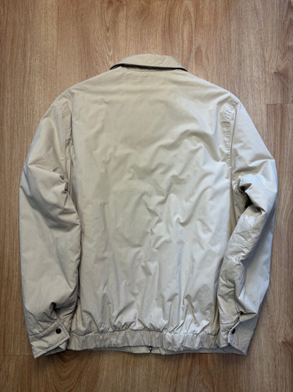 Yves Saint Laurent 90s Beige Embroidered Harrington Jacket (L)