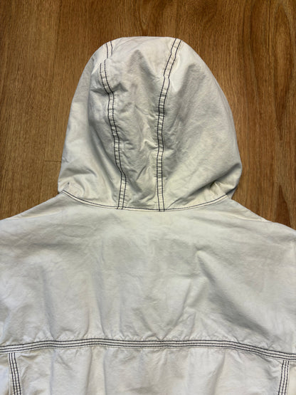 Diesel Industry 90s Contrast Stitch White Canvas Jacket (M)