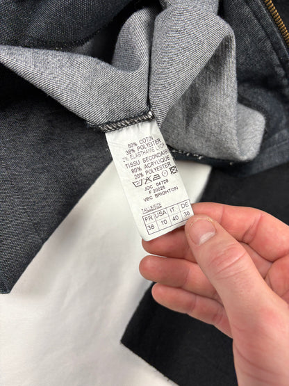 Vintage Depech Mod Indigo Denim Double Zip Jacket (women's S)