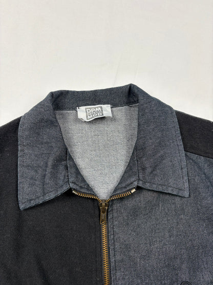 Vintage Depech Mod Indigo Denim Double Zip Jacket (women's S)