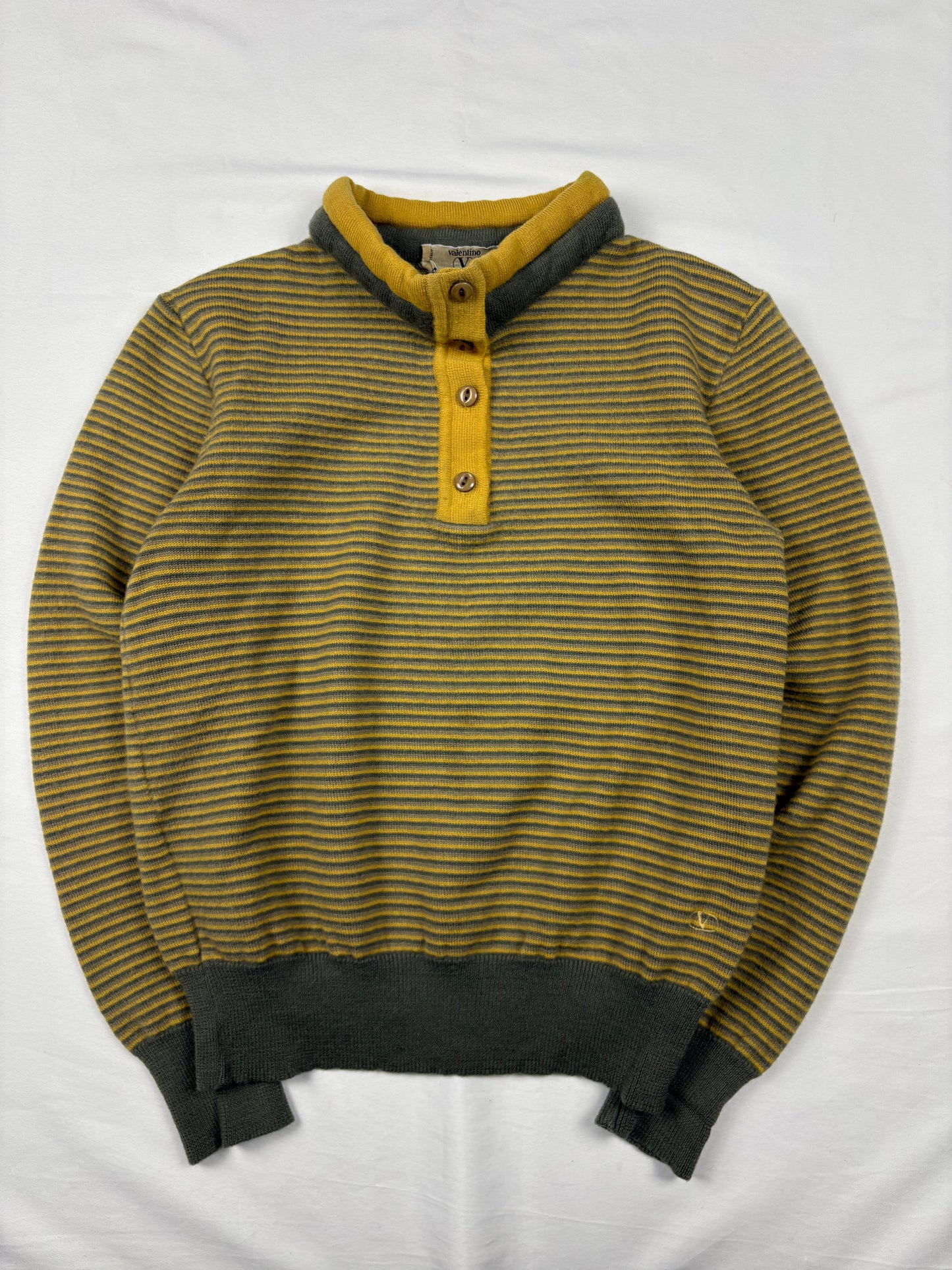 Vintage Valentino 90s Italian Made Stripe Jumper (women's XS)