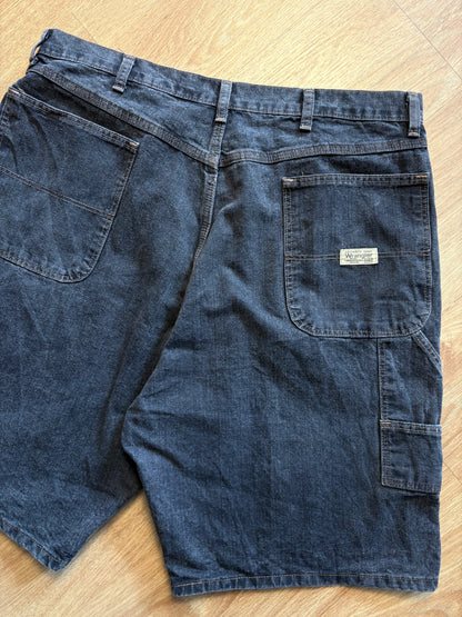 Vintage Wrangler Dark Denim Carpenter Shorts (36w)