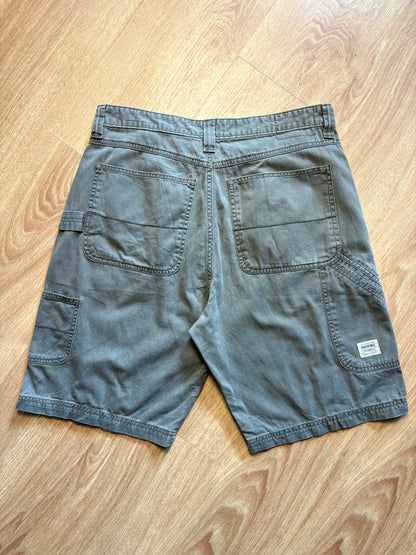 Vintage Wrangler Hero Khaki Green Carpenter Shorts (32w)