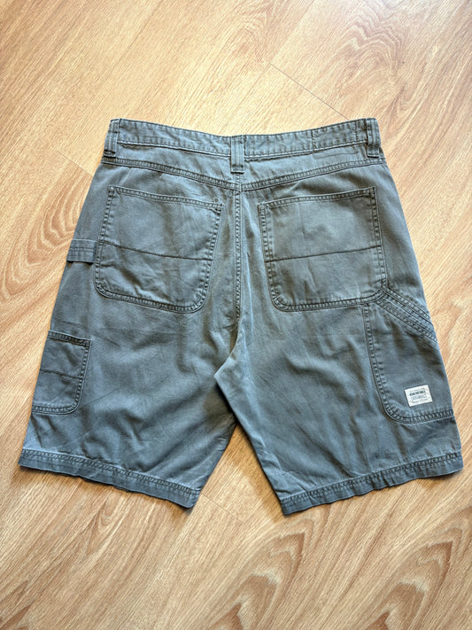 Vintage Wrangler Hero Khaki Green Carpenter Shorts (32w)