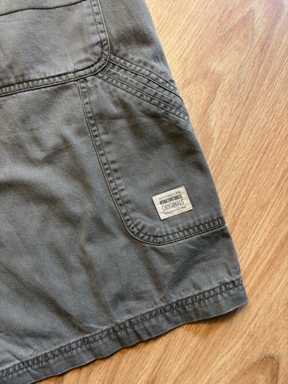 Vintage Wrangler Hero Khaki Green Carpenter Shorts (32w)