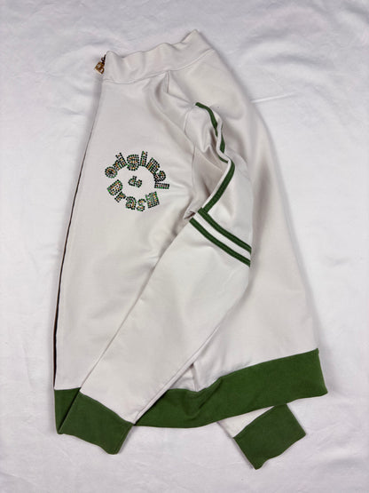Vintage Brasil Football White + Green Track Jacket (women's S)
