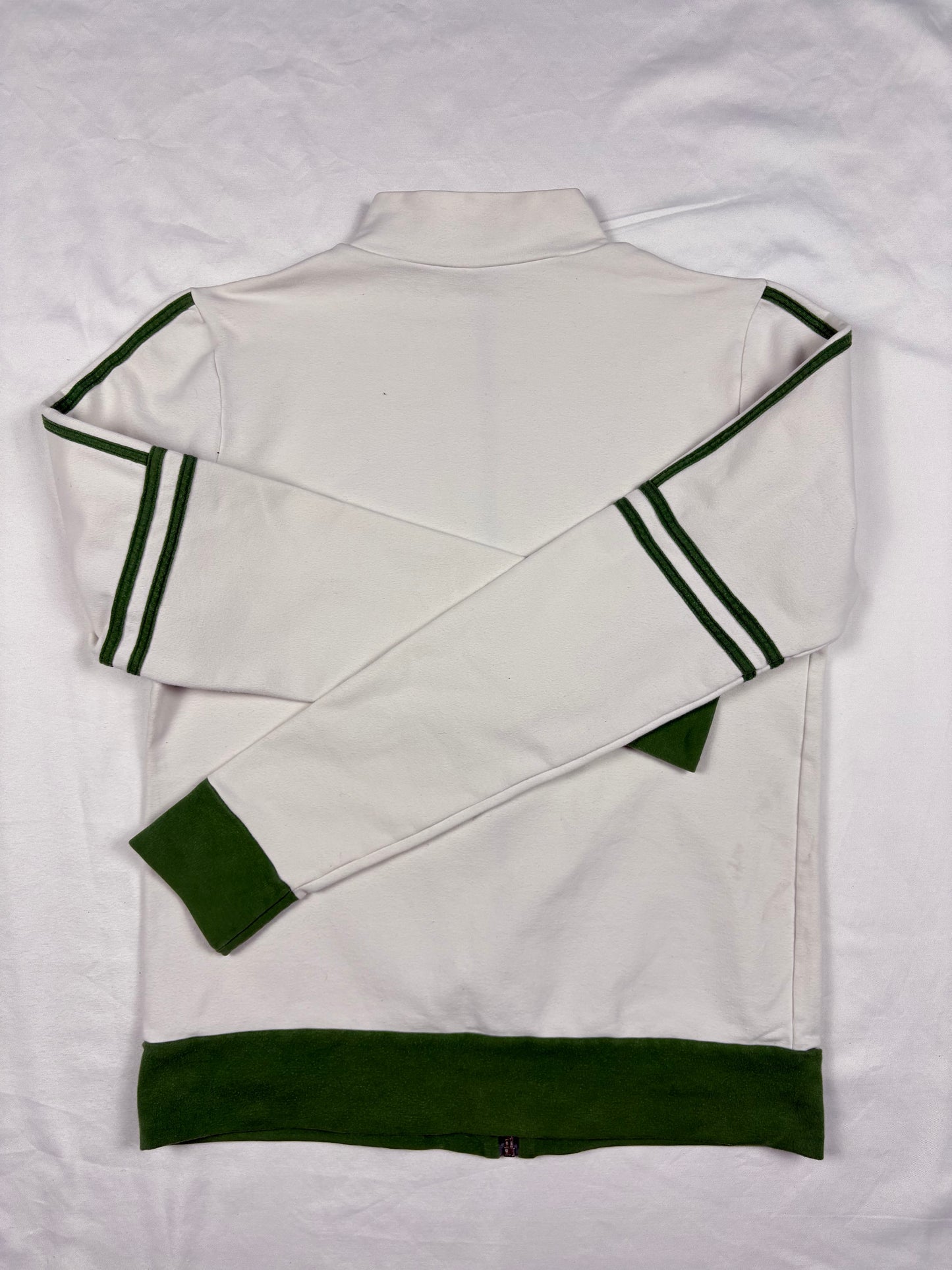 Vintage Brasil Football White + Green Track Jacket (women's S)