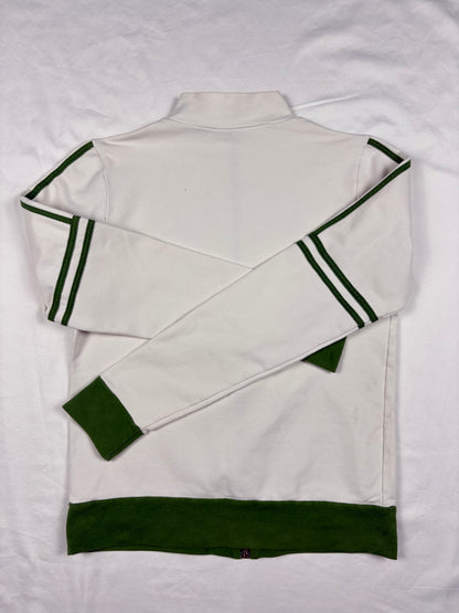 Vintage Brasil Football White + Green Track Jacket (women's S)
