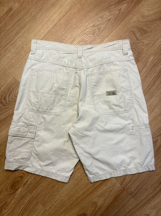 Vintage Wrangler Chalk White Carpenter Shorts (33w)