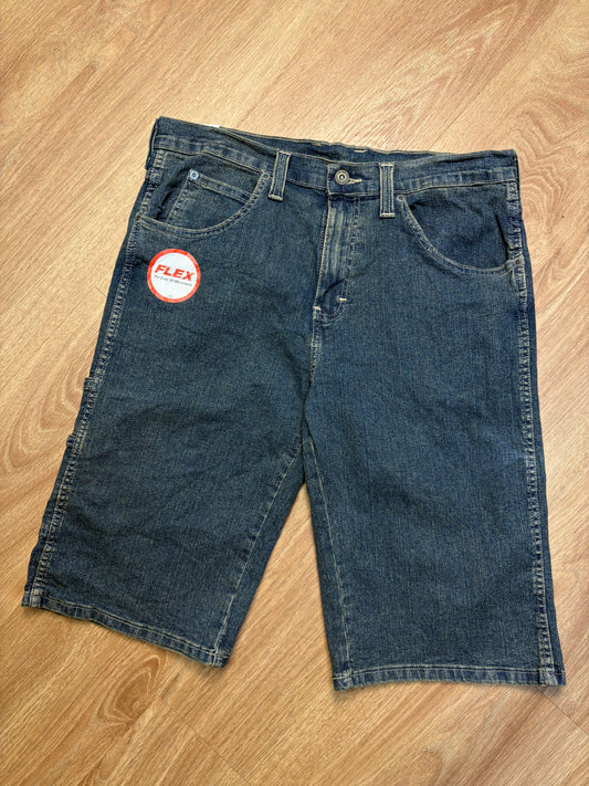 Vintage Dickies Flex Dark Denim Carpenter Shorts (32w)