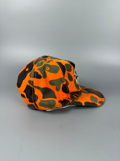 Vintage Workwear Orange Camo Trucker Hat