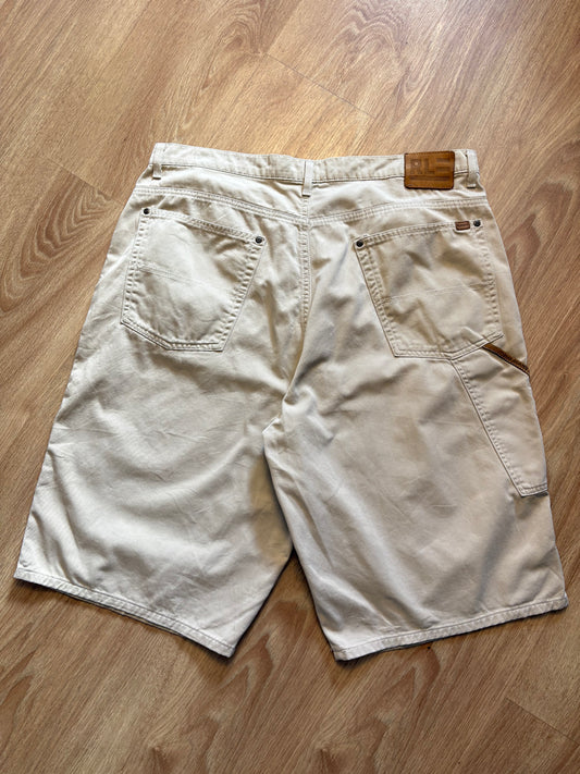 Vintage Ralph Lauren Beige Carpenter Shorts (36w)