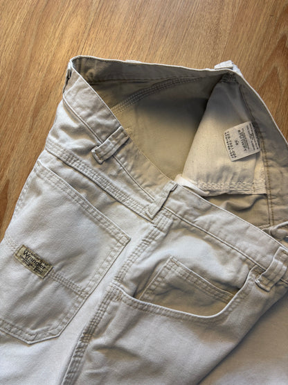 Vintage Wrangler Beige Baggy Carpenter Shorts (36w)