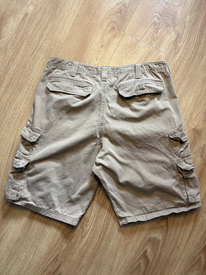Vintage LEE Dungarees Carpenter Beige Shorts (36w)