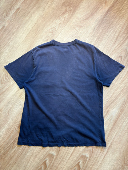 Vintage Dickies Workwear Washed Navy Blue Pocket Tee (L)