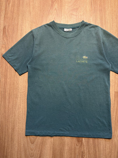 Vintage Lacoste Chemise Dark Green Heavyweight T-shirt (M)