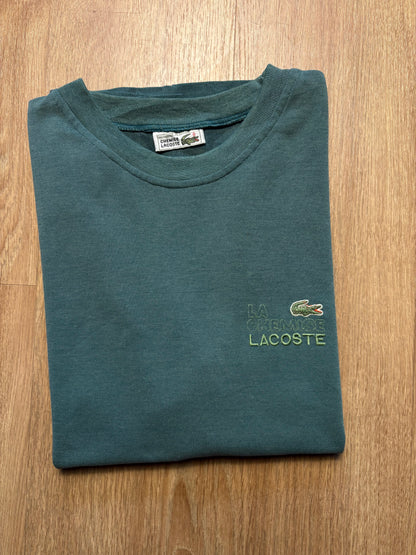 Vintage Lacoste Chemise Dark Green Heavyweight T-shirt (M)