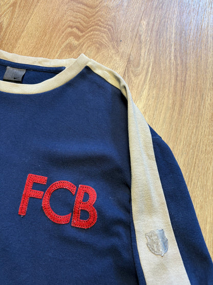 Vintage Nike Barcelona Football Longsleeve Top (XL)