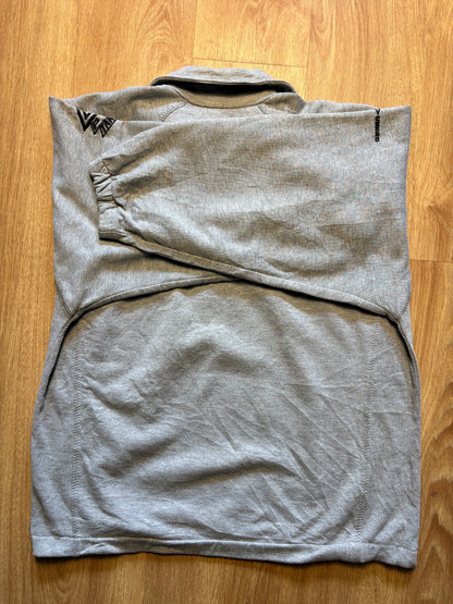 Vintage Umbro Pro Training Grey Quarter Zip Sweatshirt (XL)