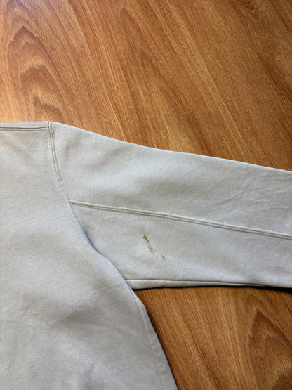 Vintage Adidas Embroidered Spellout Cream Sweatshirt (M)