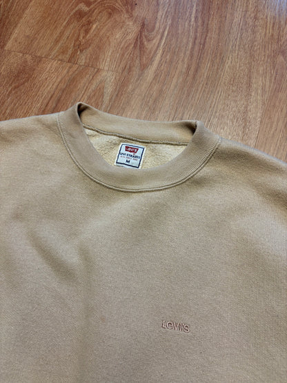 Vintage Levi's Strauss Cream Heavyweight Sweatshirt (M)