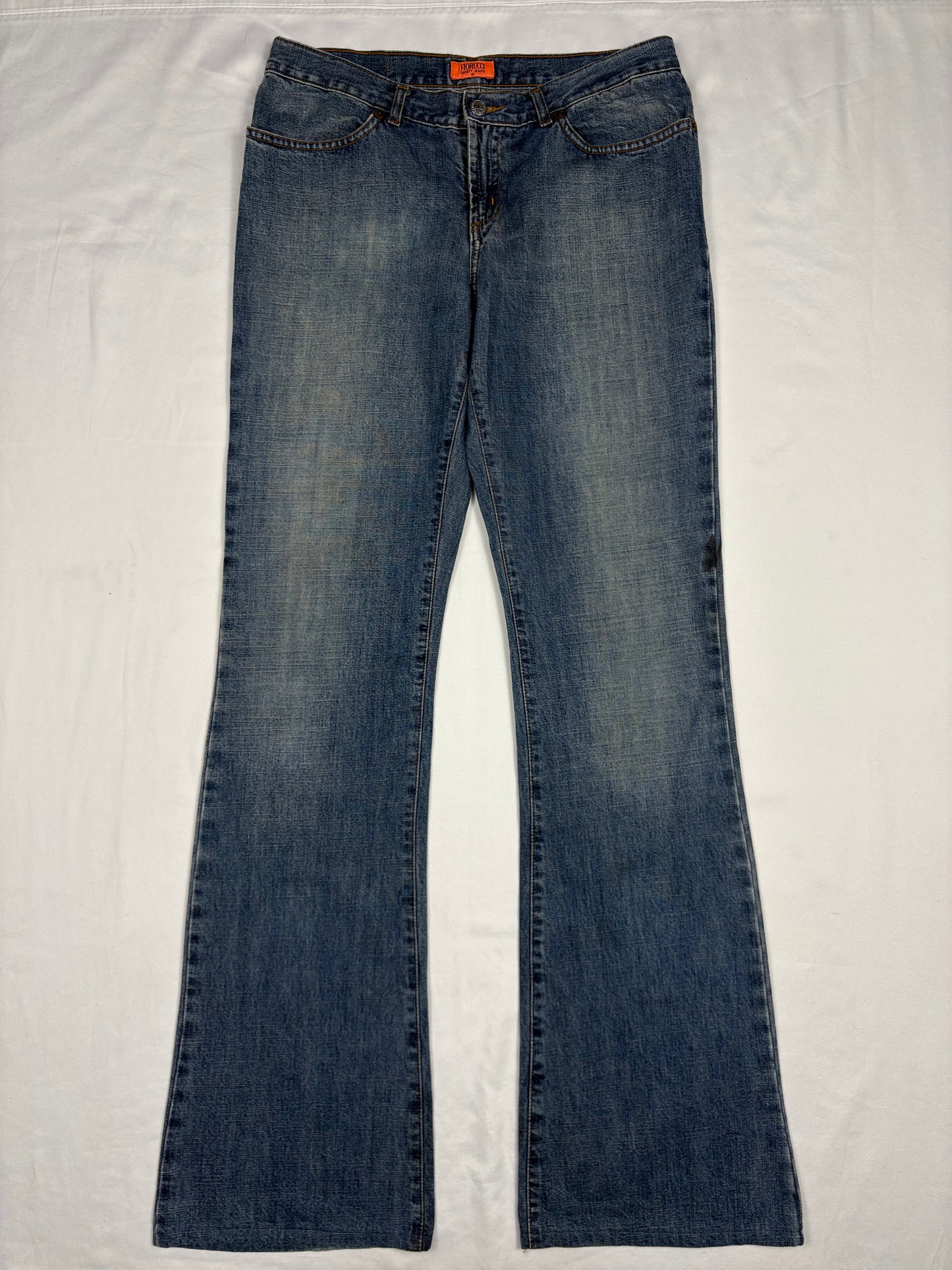 Vintage Fiorucci Bootcut Low Waisted Denim Jeans (32x32)