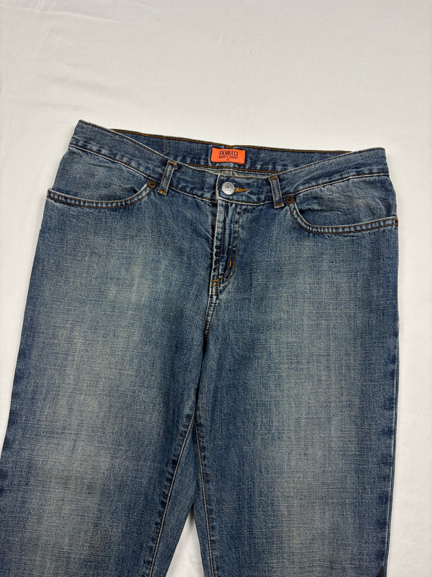 Vintage Fiorucci Bootcut Low Waisted Denim Jeans (32x32)