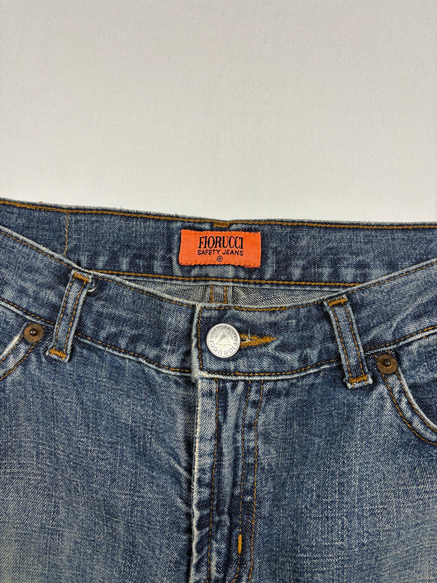 Vintage Fiorucci Bootcut Low Waisted Denim Jeans (32x32)