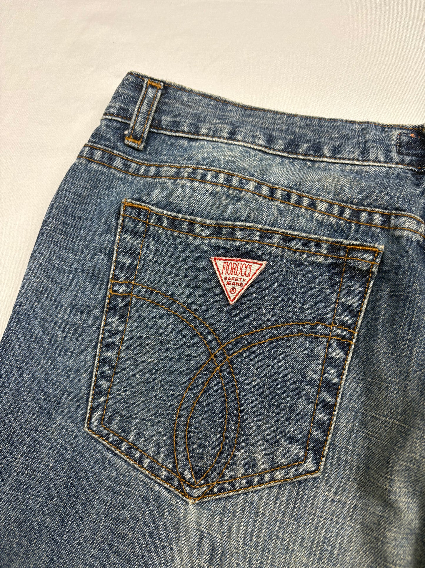 Vintage Fiorucci Bootcut Low Waisted Denim Jeans (32x32)