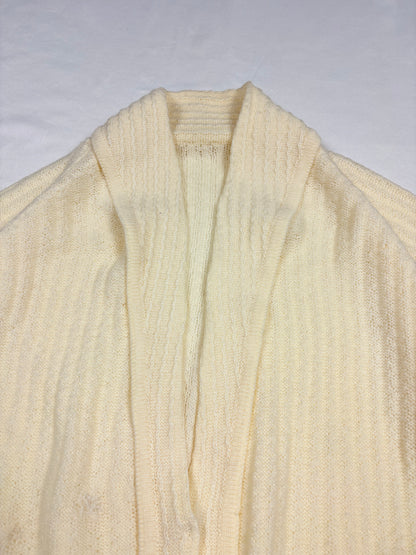 Vintage Italian Made Cream Knit Cardigan (women's S)