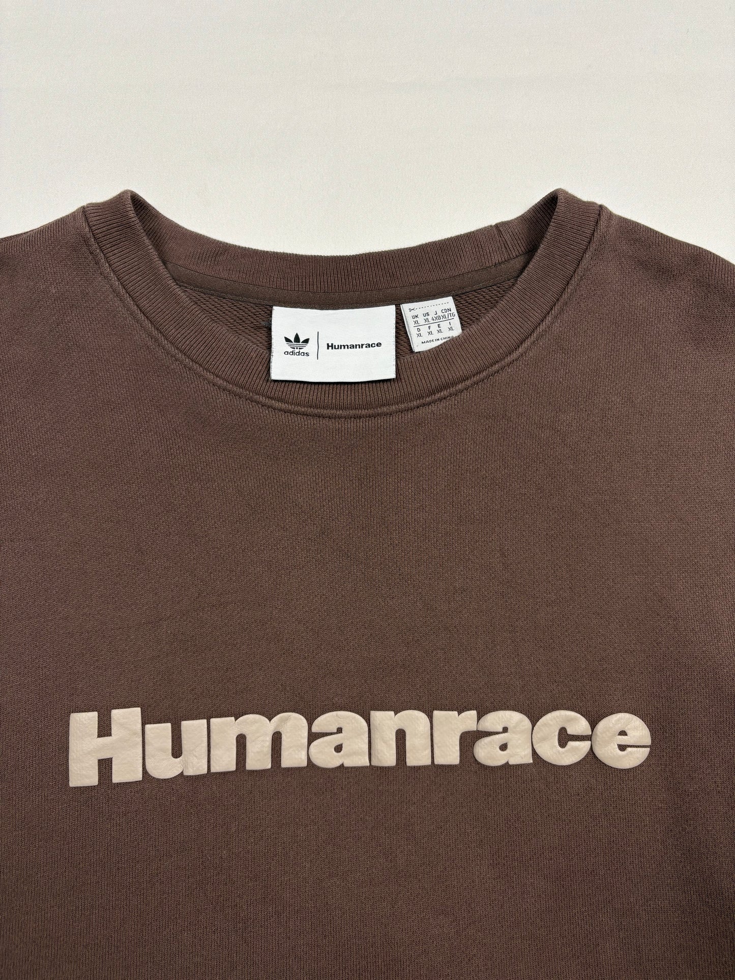 Adidas Human Race Heavyweight Brown Sweatshirt (XL)