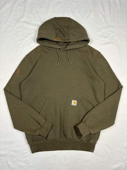 Carhartt Workwear Military Green Pullover Hoodie (S)