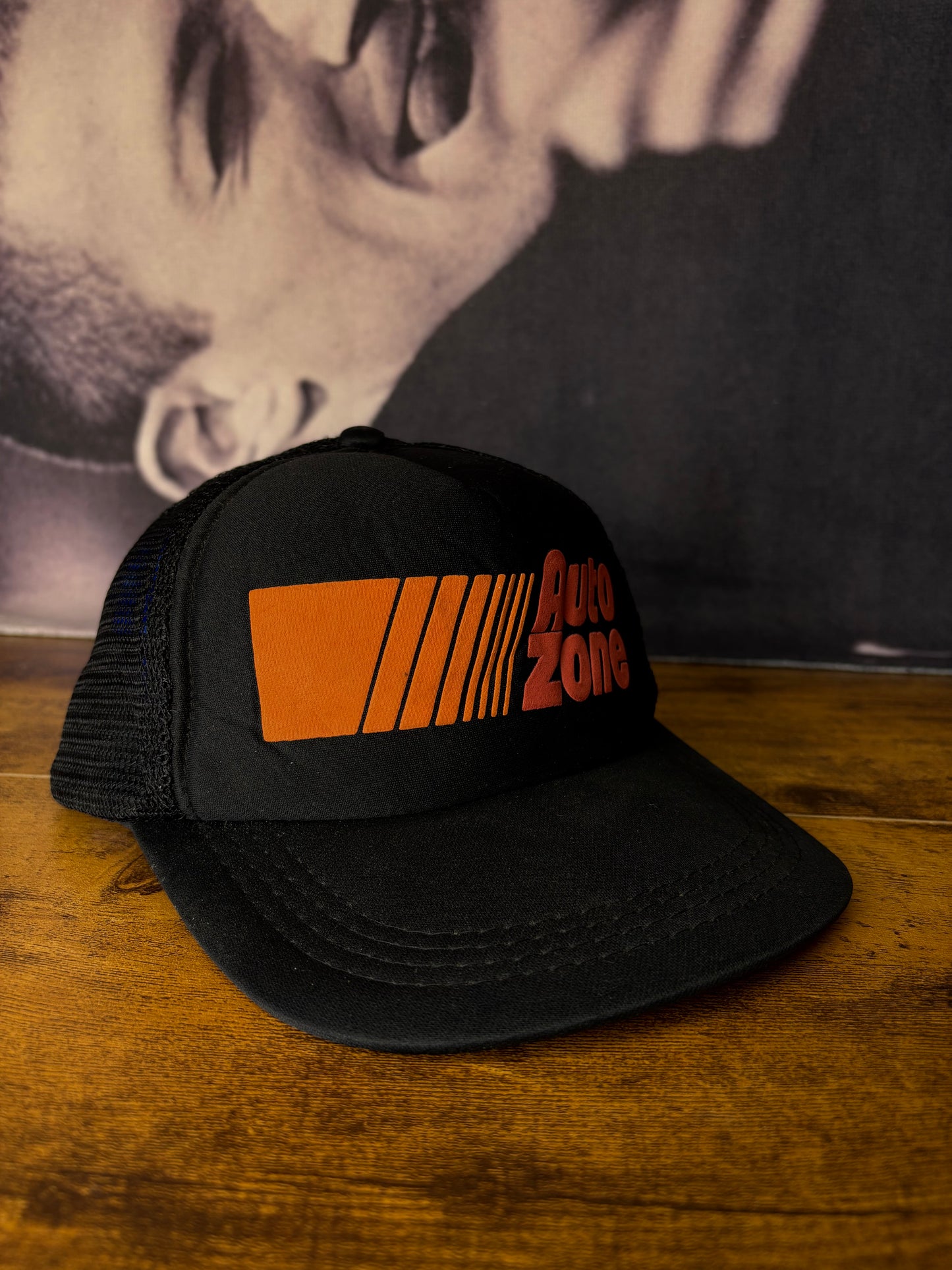 Vintage Auto Zone Black Trucker Hat