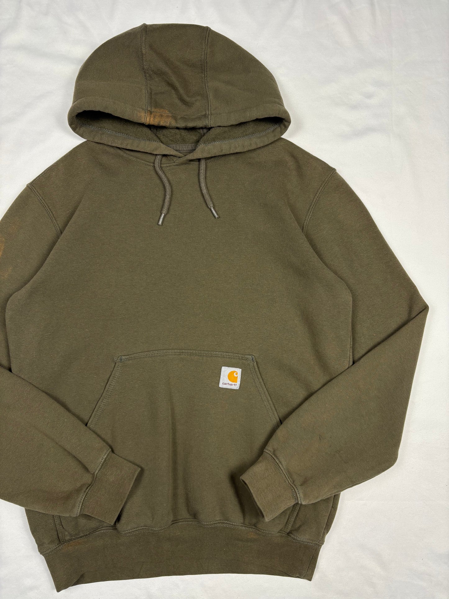 Carhartt Workwear Military Green Pullover Hoodie (S)