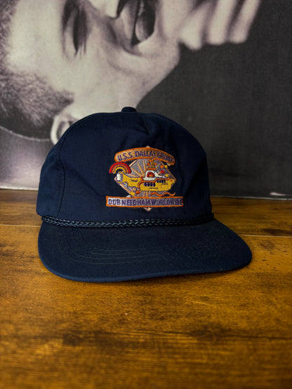 Vintage Submarine Navy Blue Trucker Hat