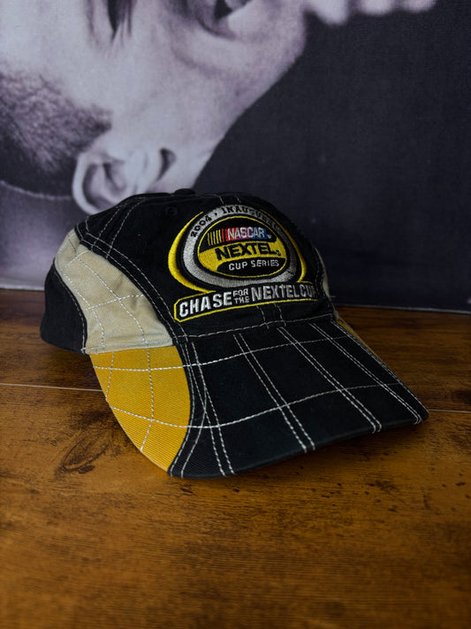 Vintage Nascar Grid Stitch Racing Hat