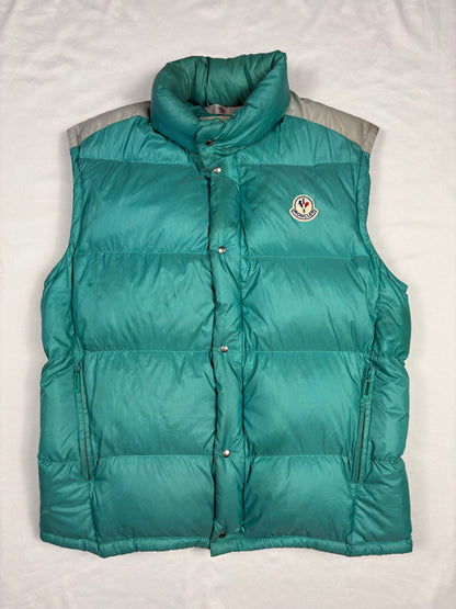 Vintage Moncler Grenoble 80s Zip-Off Sleeve Down Jacket (L)