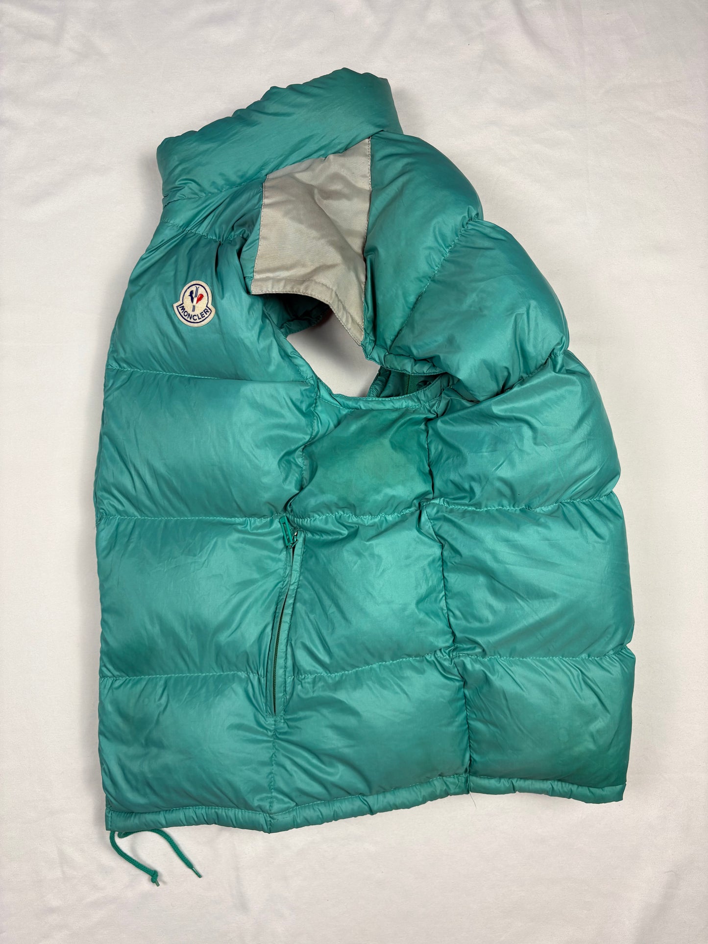 Vintage Moncler Grenoble 80s Zip-Off Sleeve Down Jacket (L)